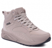 F8527-16 Беж 36-1,37-2,38-2,39-2,40-1 Strobbs Ботинки Актив.отдых Кроссовки Иск.мат, Нат.шерсть, ЭВА,ТПР,ТПУ вставка Зима Муж