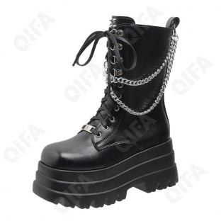 CC4997_3658-1 Чёр 36-1,37-1,38-1,39-2,40-2,41-1,42-1,43-1 DISPARO П/сапоги Повсед Дерби Иск.мат, Текстиль, Резина В/О жен