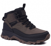 F8541-19 хаки 36-1,37-2,38-2,39-2,40-1 Strobbs Ботинки Повсед Оксфорд Иск.мат, Нат.шерсть, ЭВА,Резина Зима Муж