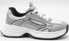 F7728-4 Сер 36-1,37-2,38-2,39-2,40-1 Strobbs П/ботинки Актив.отдых Кроссовки Иск.мат, Текстиль, ПУ,ТПУ вставка В/О жен