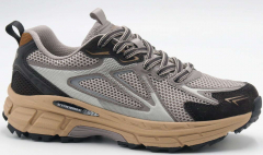 F7733-25 серый/бежевый 36-1,37-2,38-2,39-2,40-1 Strobbs П/ботинки Актив.отдых Кроссовки Иск.мат, Текстиль, ЭВА,Резина,ТПУ вставка В/О жен