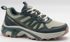 F7739-14 зелёный 36-1,37-2,38-2,39-2,40-1 Strobbs П/ботинки Актив.отдых Кроссовки Нат.кожа, Текстиль, ЭВА,Резина,ТПУ вставка В/О Муж