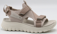 F7762-9 Беж 36-1,37-2,38-2,39-2,40-1 Strobbs Туфли Повсед Сандалии Текстиль, Текстиль, ЭВА Лето жен