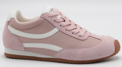 F7785-11 Пудровый 36-1,37-2,38-2,39-2,40-1 Strobbs П/ботинки Актив.отдых Кроссовки Нат.кожа, Текстиль, Резина В/О жен