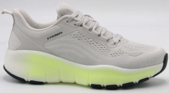 C3924-4 светло-серый 41-1,42-2,43-2,44-2,45-1 Strobbs П/ботинки Актив.отдых Кроссовки Текстиль, Текстиль, ЭВА,Резина В/О Муж