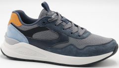 F7718-10 Темно-Серый 36-1,37-2,38-2,39-2,40-1 Strobbs П/ботинки Актив.отдых Кроссовки Нат.кожа, Текстиль, ЭВА,Резина,ТПУ вставка В/О Муж