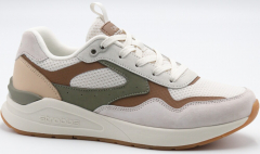 F7718-12 Бежевый/Хаки 36-1,37-2,38-2,39-2,40-1 Strobbs П/ботинки Актив.отдых Кроссовки Нат.кожа, Текстиль, ЭВА,Резина,ТПУ вставка В/О Муж