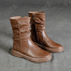 CC4061_8113M-2 Темно-коричневый 36-1,37-1,38-1,39-1,40-1,41-1,42-1,43-1 AVILA П/сапоги Повсед Веллингтон Нат.кожа, Иск.мех, Резина Зима жен