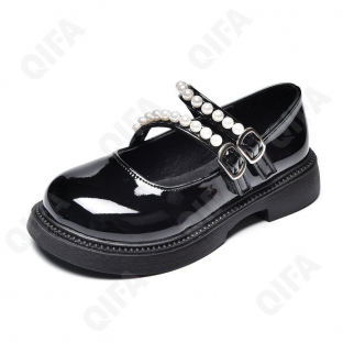 CC4532_2601-B1 Чёр 32-5,33-5,34-5,35-5,36-5,37-5 H&Y Туфли Школа Mary Jane Иск.мат, Кожподклад, Резина Лето жен