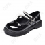 CC4532_2601-B1 Чёр 32-5,33-5,34-5,35-5,36-5,37-5 H&Y Туфли Школа Mary Jane Иск.мат, Кожподклад, Резина Лето жен