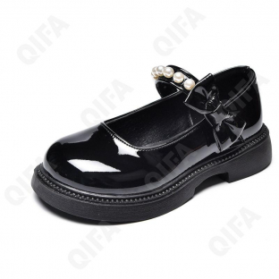 CC4532_2603-B1 Чёр 32-5,33-5,34-5,35-5,36-5,37-5 H&Y Туфли Школа Mary Jane Иск.мат, Кожподклад, Резина Лето жен