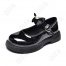 CC4532_2605-B1 Чёр 32-5,33-5,34-5,35-5,36-5,37-5 H&Y Туфли Школа Mary Jane Иск.мат, Кожподклад, Резина Лето жен