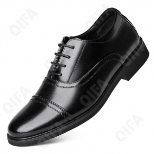 CC4114_U9828-1L Чёр 44-3,45-3,46-2,47-1,48-1 ELANHUO П/ботинки Повсед Оксфорд Иск.мат, Иск.кожа, Резина В/О Муж