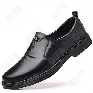 CC4114_U6601-1 Чёр 36-2,37-2,38-2,39-2,40-2 ELANHUO П/ботинки Школа Слиперы Иск.мат, Иск.кожа, Резина В/О Муж