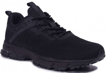 C3517-3 Чёр 41-1,42-2,43-2,44-2,45-1 Strobbs П/ботинки Актив.отдых Кроссовки Иск.мат, Текстиль, ЭВА,Резина,ТПУ вставка В/О Муж