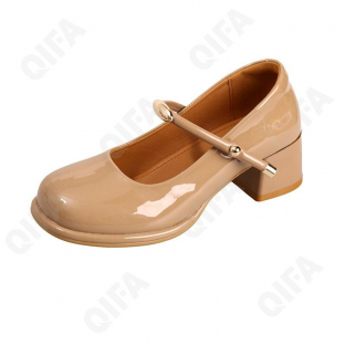 CC4325_3A601-2 Кэмел 36-5,37-5,38-5,39-5,40-5,41-5 AVILA Туфли Повсед Mary Jane Иск.мат, Иск.кожа, Резина Лето жен