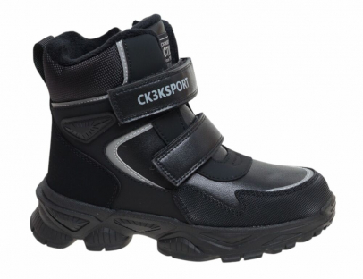 R070299069BK СКАЗКА Черный Мальчик Иск.кожа Нат.шерсть 32-37 111111
