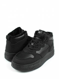 AL 15139 Чёр 33-1,34-1,35-1,36-1,37-1,38-1 Antilopa Ботинки Актив.отдых Кроссовки Иск.мат, Байка/Флис В/О Муж