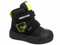 70-1050H Чёрный / салатовый 26-2,27-2,28-2,29-2,30-2 Indigo kids Ботинки Повсед Оксфорд Иск.мат, Мемб/нат.шерсть, ТЭП В/О Муж