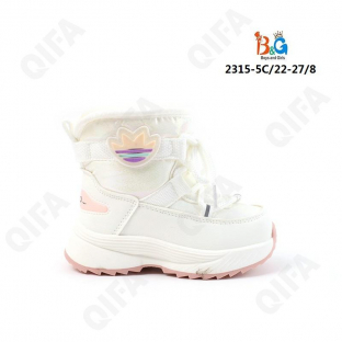 RC51_2315-5C Бел 22-1,23-1,24-2,25-2,26-1,27-1 Boys and Girls П/сапоги Повсед Дутики Иск.мат, Нат.шерсть, ТПР (TPR-Термопластичная резина) Зима жен