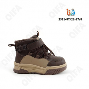 RC51_W2311-8T Кор 22-1,23-1,24-2,25-2,26-1,27-1 Boys and Girls Ботинки Повсед Оксфорд Иск.мат, Нат.шерсть, ТПР (TPR-Термопластичная резина) Зима Муж