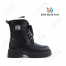 RC51_W2354-5A Чёр МОНО Кол-во-1 Boys and Girls Ботинки Повсед Дерби Иск.мат, Нат.шерсть, ТПР (TPR-Термопластичная резина) Зима жен