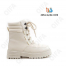 RC51_W2354-1L Беж МОНО Кол-во-1 Boys and Girls Ботинки Повсед Дерби Иск.мат, Нат.шерсть, ТПР (TPR-Термопластичная резина) Зима жен