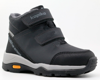 41293л-1 Чёр 24-1,25-1,26-1,27-1,28-1 Kapika Ботинки Повсед Оксфорд Иск.мат, Мемб/нат.шерсть, ЭВА/ТЭП Зима Муж