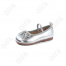 CC3651_H28-C2 Сереб 31-4,32-4,33-4,34-4,35-4 DISPARO Туфли Празд Mary Jane Иск.мат, Текстиль, Резина Лето жен