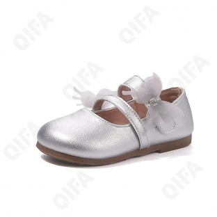 CC3651_T106-C2 Сереб 31-4,32-4,33-4,34-4,35-4 DISPARO Туфли Празд Mary Jane Иск.мат, Текстиль, Резина Лето жен