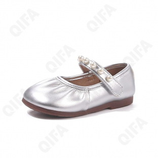 CC3651_W668-C2 Сереб 31-4,32-4,33-4,34-4,35-4 DISPARO Туфли Празд Mary Jane Иск.мат, Текстиль, Резина Лето жен