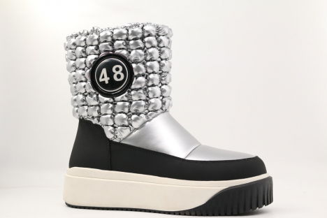 1918д-2 Сереб 31-1,32-1,33-1,34-1,35-1 Kapika П/сапоги Повсед Дутики Иск.мат, Нат.шерсть, ТЭП (термоэластопласт) Зима жен