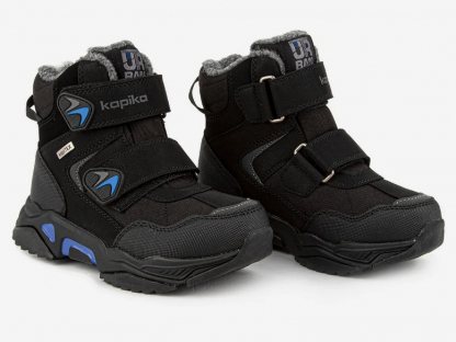 43437-3 Чёр 31-1,32-1,33-1,34-1,35-1,36-1 Kapika Ботинки Повсед Оксфорд Иск.мат, Мемб/нат.шерсть, ЭВА/ТЭП Зима Муж