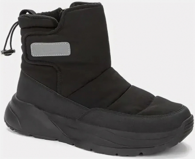 148195/03-01RH(40) Чёр МОНО 40-10 Grunberg П/сапоги Повсед Дутики Иск.мат, Нат.шерсть, EPR облегченная резина Зима Муж