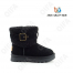 RC51_2321-1A Чёр 27-1,28-1,29-2,30-2,31-1,32-1 Boys and Girls П/сапоги Повсед Угги Иск.мат, Иск.шерсть, ТПР (TPR-Термопластичная резина) Зима жен