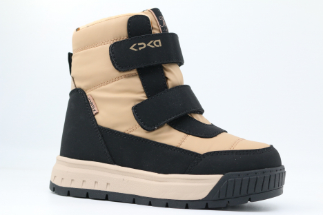 42542-2 Беж 28-1,29-1,30-1,31-1,32-1 Kapika Ботинки Повсед Дутики Иск.мат, Мемб/нат.шерсть, ЭВА/ТЭП Зима жен