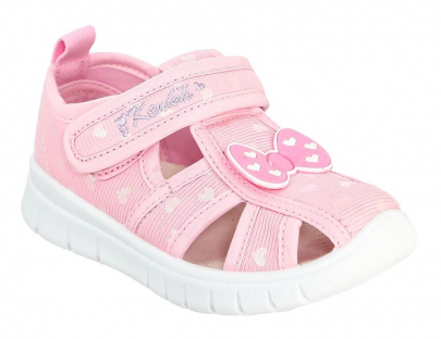 FEC_2410-03_pink 23-1,24-1,25-1,26-1,27-1,28-1,29-1,30-1 Kedberry П/ботинки Повсед Сандалеты Текстиль, Текстиль, ПВХ Лето жен