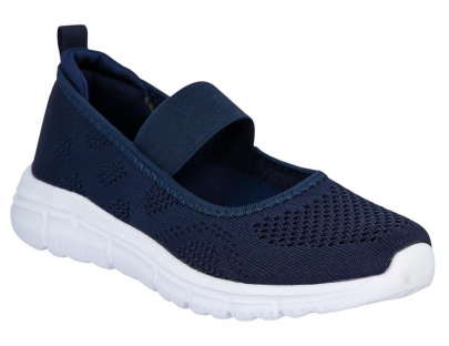 GOA_1024-01_navy 34-1,35-1,36-1,37-1,38-1,39-1 Kedberry Туфли Школа Mary Jane Текстиль, Без подклада, ЭВА Лето жен