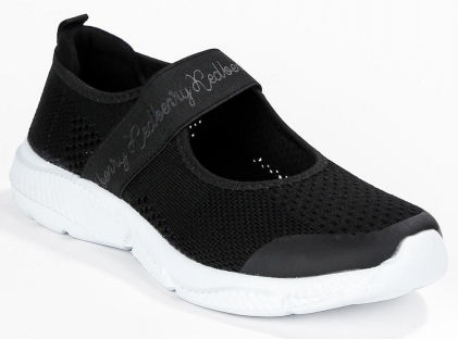 HPO_24-11-12_black 35-2,36-2,37-2,38-2,39-2 Kedberry Туфли Школа Mary Jane Текстиль, Без подклада, ЭВА Лето жен