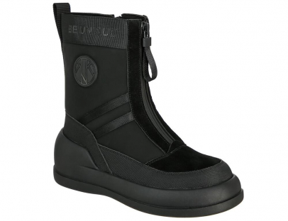 HZO_6264-6_black 33-1,34-1,35-1,36-1,37-1,38-1 Kedberry Ботинки Повсед Веллингтон Иск.мат, Байка/Флис, ТЭП В/О Муж