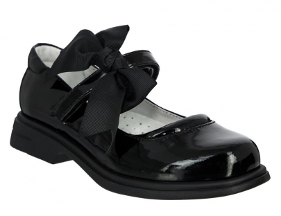 IZY_1024-252_black 30-2,31-2,32-2,33-2,34-2 Kedberry Туфли Школа Mary Jane Иск.мат, Кожподклад, ПВХ Лето жен