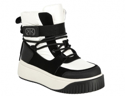 LAY_25-97_beige 31-1,32-1,33-1,34-1,35-1,36-1 Kedberry Ботинки Повсед Дутики Иск.мат, Нат.шерсть, ТЭП Зима жен