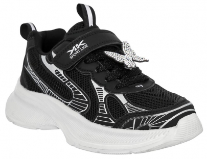 LCQ_25-11_black 30-1,31-1,32-1,33-1,34-1,35-1 Kedberry П/ботинки Актив.отдых Кроссовки Иск.мат, Текстиль, ЭВА В/О жен