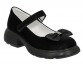 NZC_7029-3_black 31-1,32-1,33-2,34-2,35-1,36-1 Kedberry Туфли Школа Mary Jane Иск.мат, Кожподклад, ПУ Лето жен