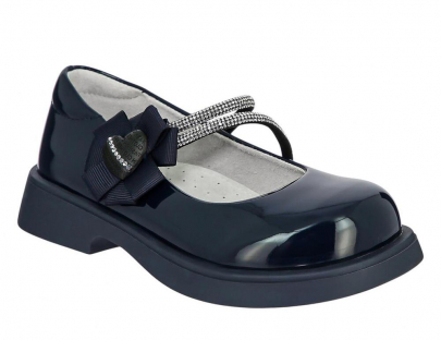 YLA_22725-06_navy 29-1,30-1,31-1,32-1,33-1,34-1 Kedberry Туфли Школа Mary Jane Иск.мат, Кожподклад, ТЭП Лето жен