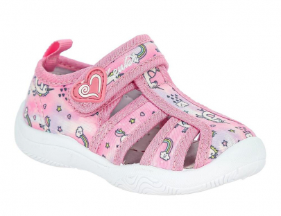 FIM_302-25-2_pink 24-1,25-1,26-1,27-1,28-1,29-1 Kenka П/ботинки Повсед Сандалеты Текстиль, Текстиль, ПВХ Лето жен