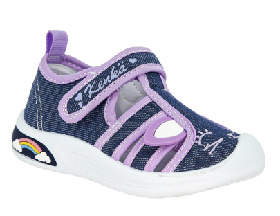 FIW_125159_navy 22-1,23-1,24-1,25-1,26-1,27-1 Kenka П/ботинки Повсед Сандалеты Текстиль, Текстиль, ПВХ Лето Муж