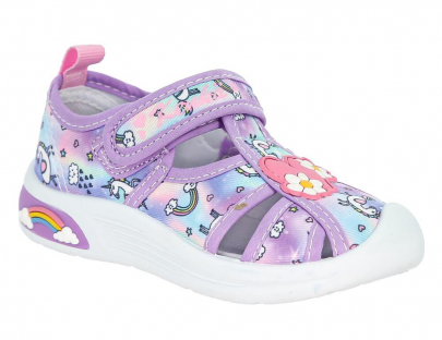 FIW_25181_lilac 22-1,23-1,24-1,25-1,26-1,27-1 Kenka П/ботинки Повсед Сандалеты Текстиль, Текстиль, ПВХ Лето жен