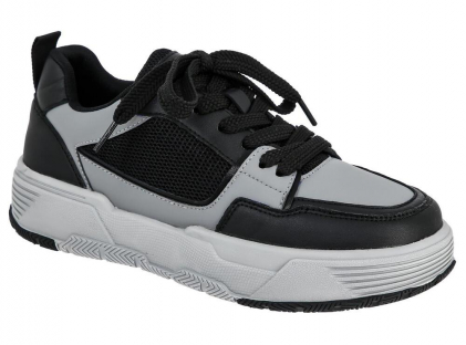 GJZ_28-59_black-grey 37-2,38-2,39-2,40-2 Kenka П/ботинки Актив.отдых Кроссовки Иск.мат, Текстиль, ЭВА/ТЭП В/О Муж