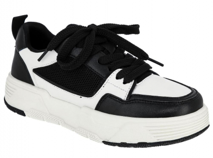 GJZ_28-59_black-white 37-2,38-2,39-2,40-2 Kenka П/ботинки Актив.отдых Кроссовки Иск.мат, Текстиль, ЭВА/ТЭП В/О Муж